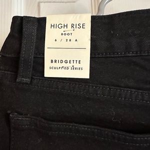 NWT lucky brand high rise black jeans